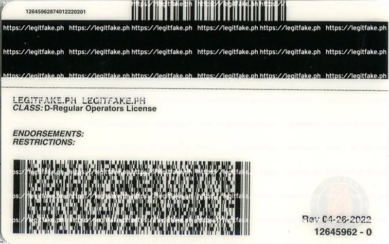 Alabama ID - usa al Fake ID - Image 2