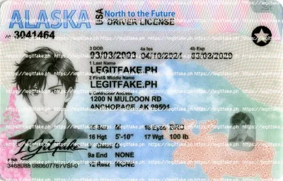 Alaska ID - usa ak Scannable Fake ID