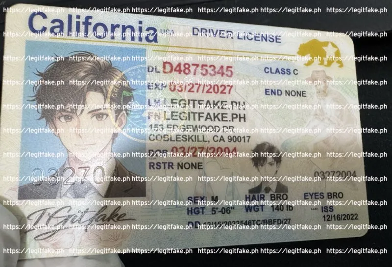 California ID - usa ca Fake ID - Image 3
