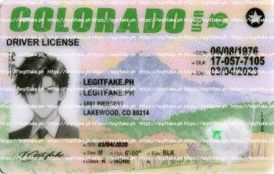 Colorado ID - usa co Scannable Fake ID