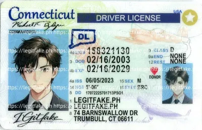 Connecticut ID - usa ct Scannable Fake ID