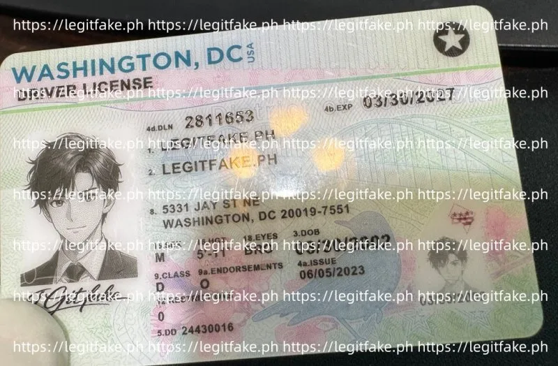 District of Columbia ID - usa dc Fake ID - Image 4