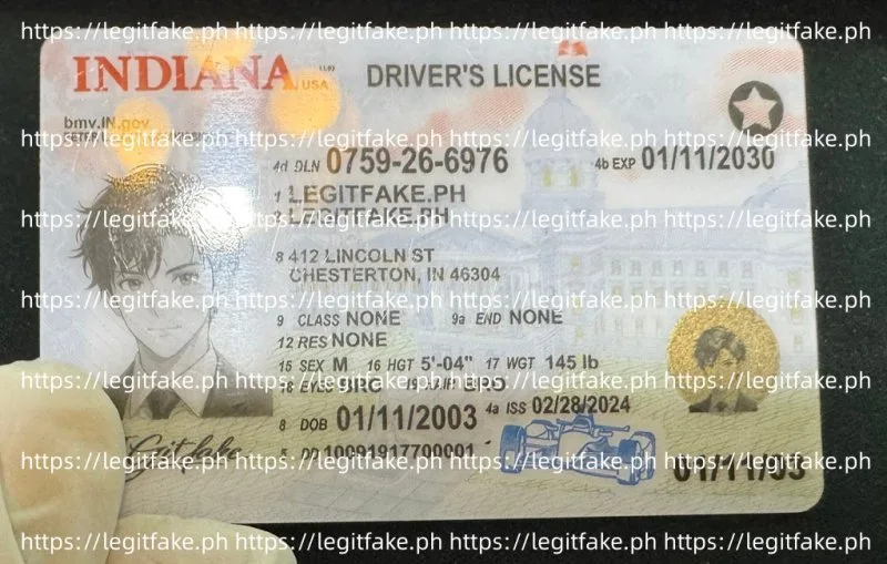Indiana ID - usa in Fake ID - Image 2