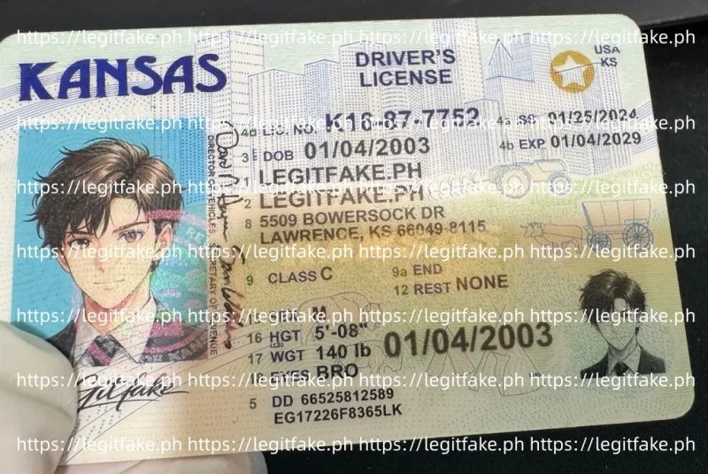 Kansas ID - usa ks Fake ID - Image 3