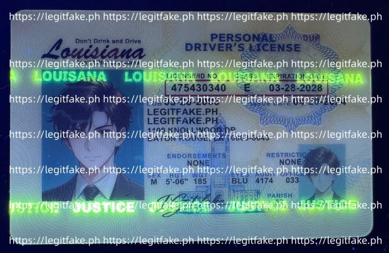 Louisiana ID - usa la Fake ID - Image 3