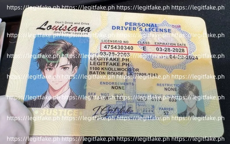 Louisiana ID - usa la Fake ID - Image 4
