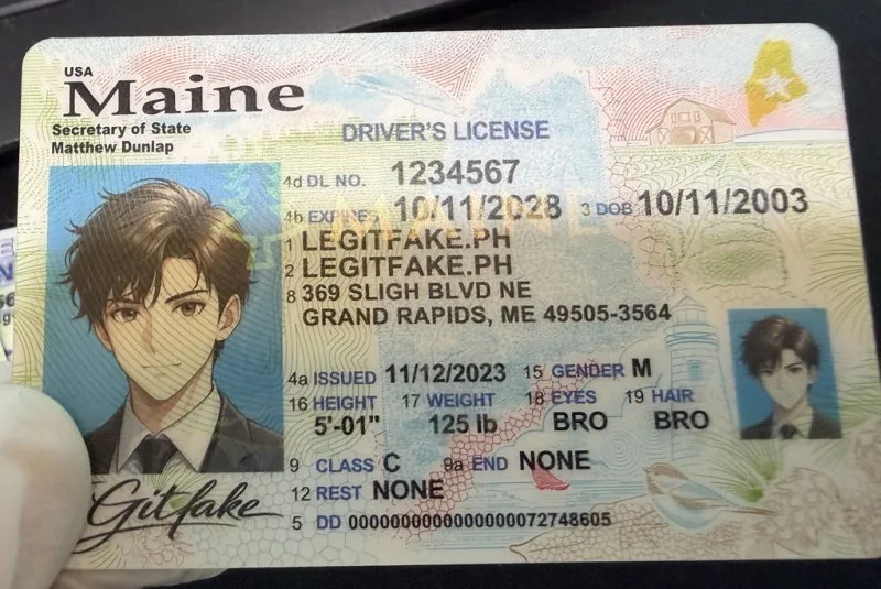 Maine ID - usa me Fake ID - Image 3
