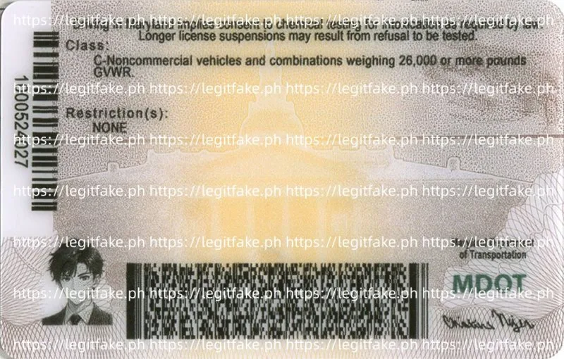 Maryland ID - usa md Fake ID - Image 2
