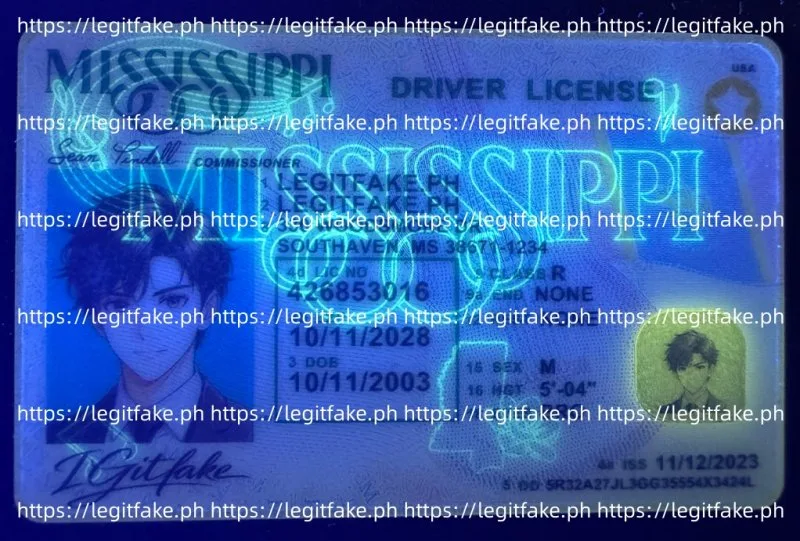 Mississippi ID - usa ms Fake ID - Image 4