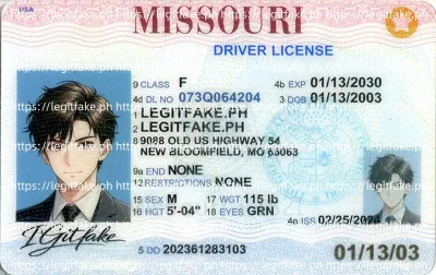 Missouri ID - usa mo Scannable Fake ID