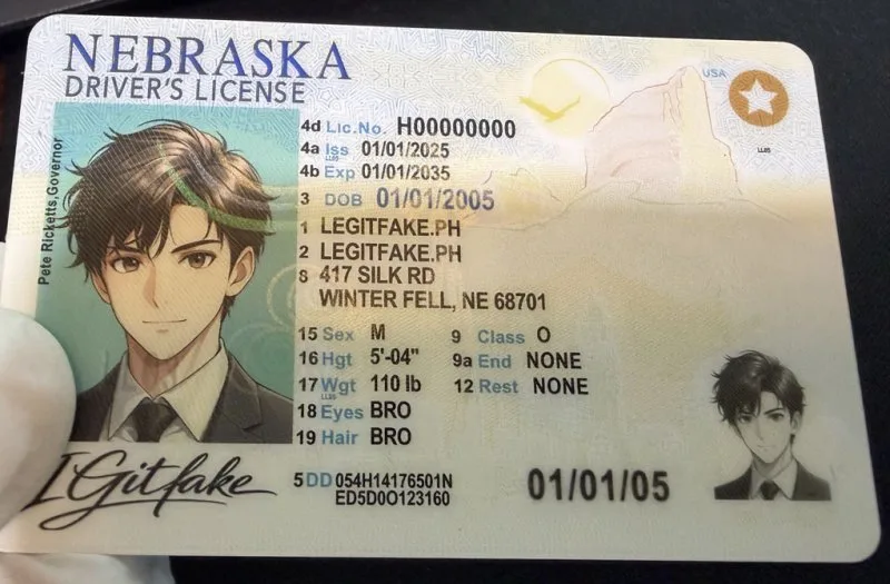 Nebraska ID - usa ne Fake ID - Image 3