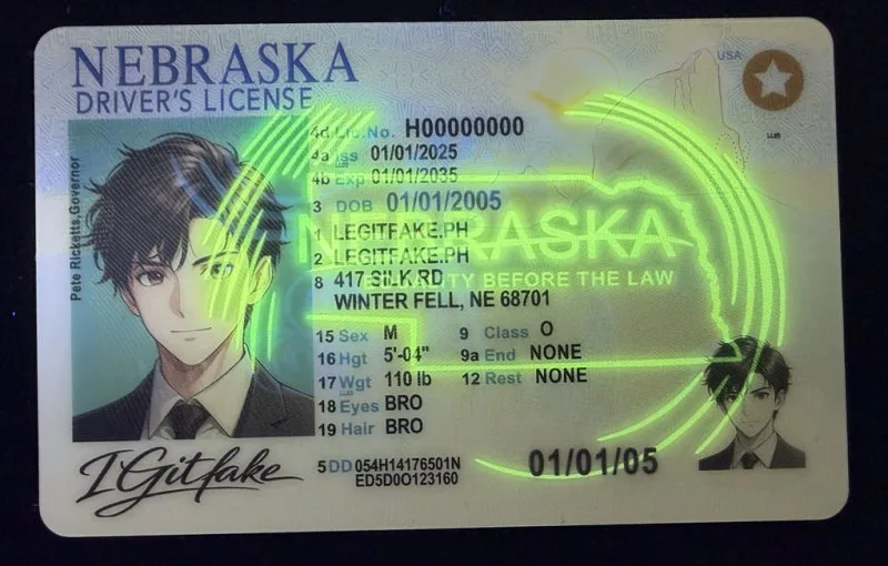 Nebraska ID - usa ne Fake ID - Image 4