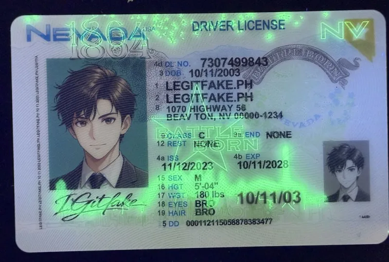 Nevada ID - usa nv Fake ID - Image 3