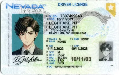 Nevada ID - usa nv Scannable Fake ID