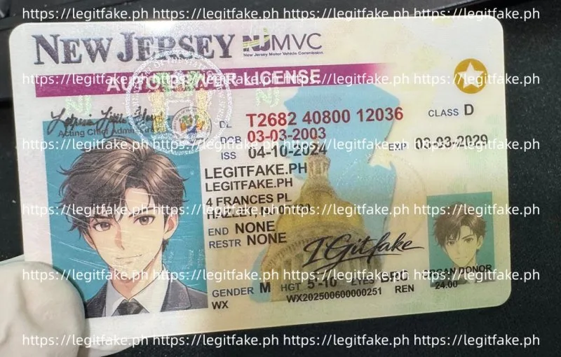 New Jersey ID - usa nj Fake ID - Image 4
