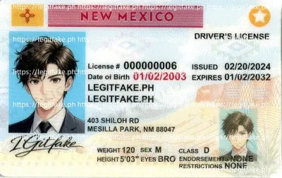 New Mexico ID - usa nm Scannable Fake ID