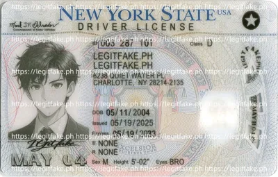 New York ID - usa ny Scannable Fake ID
