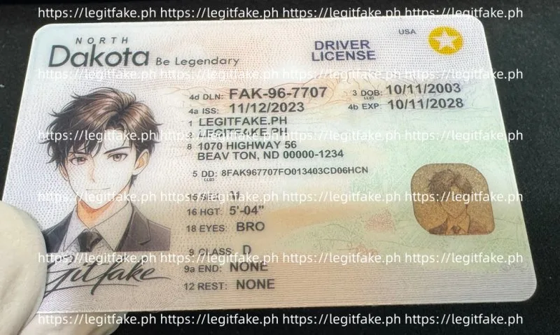 North Dakota ID - usa nd Fake ID - Image 3