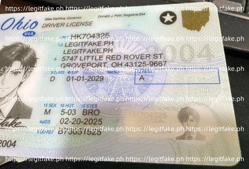 Ohio ID - usa oh Fake ID - Image 4