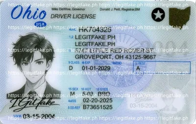 Ohio ID - usa oh Scannable Fake ID