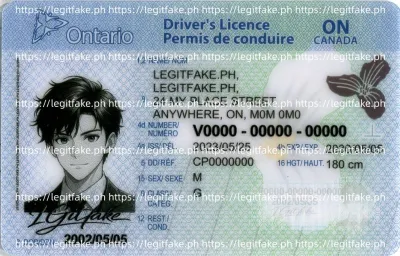 Ontario(CAN ON) ID - canada on Scannable Fake ID