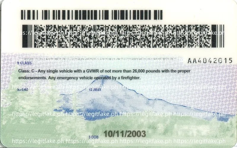 Oregon ID - usa or Fake ID - Image 2