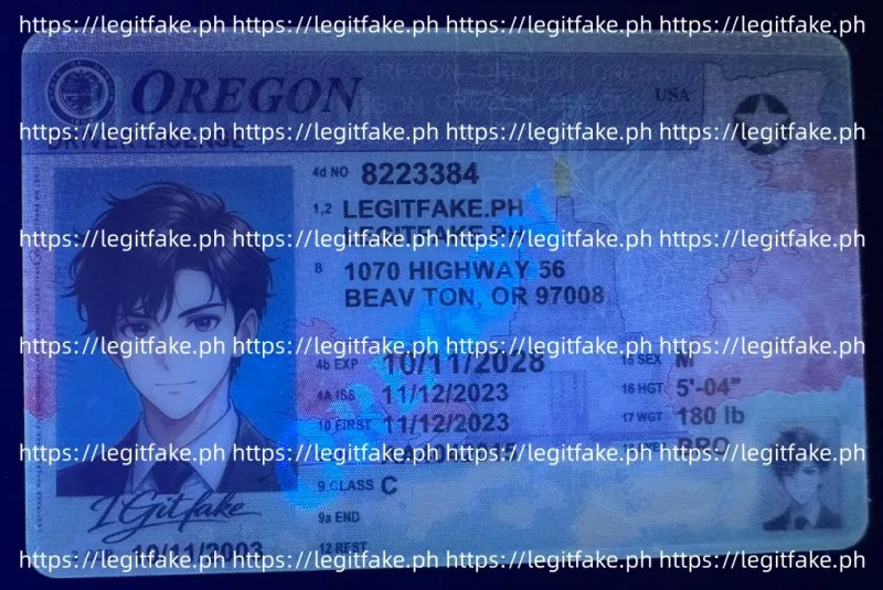 Oregon ID - usa or Fake ID - Image 3