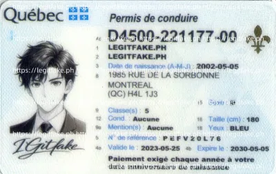 Quebec ID - canada qc Scannable Fake ID