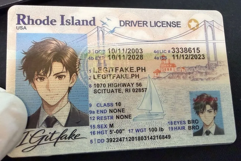Rhode Island ID - usa ri Fake ID - Image 4