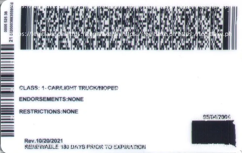 South Dakota ID - usa sd Fake ID - Image 2