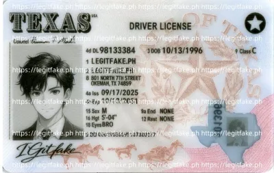 Texas (2025) ID - usa tx Scannable Fake ID