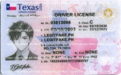 Texas (2020) ID - usa tx Scannable Fake ID