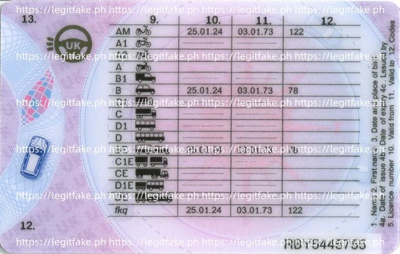 UK ID - uk eng Fake ID - Image 2