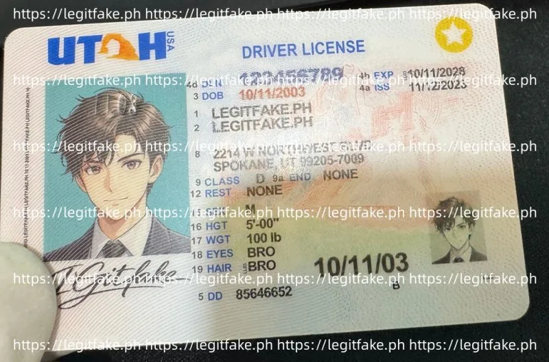 Utah ID - usa ut Fake ID - Image 3