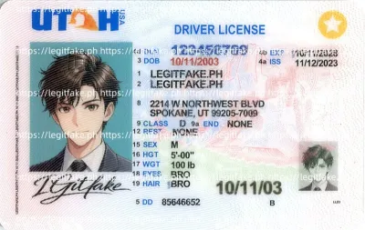Utah ID - usa ut Scannable Fake ID