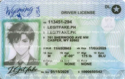 Wyoming ID - usa wy Scannable Fake ID